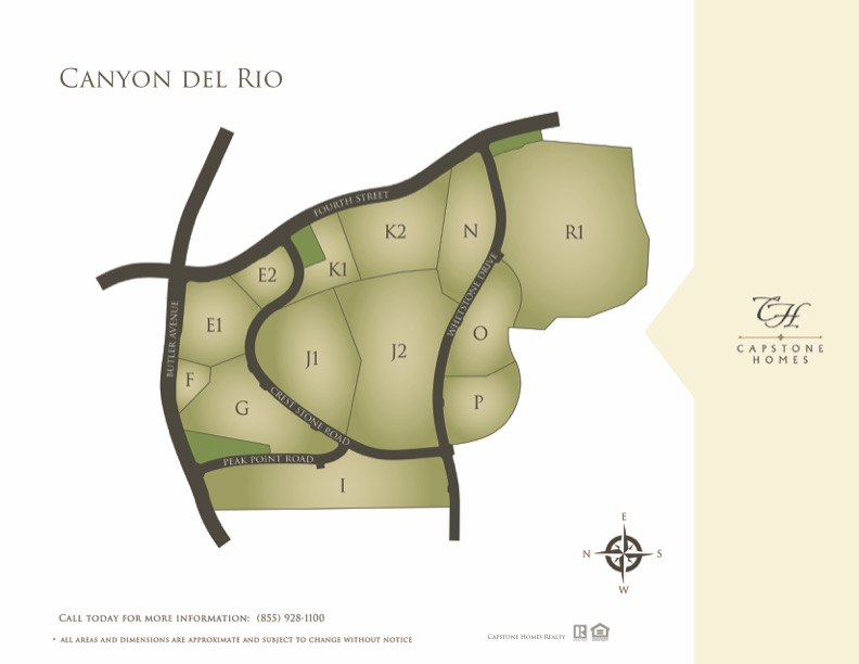 Canyon Del Rio Overview Map